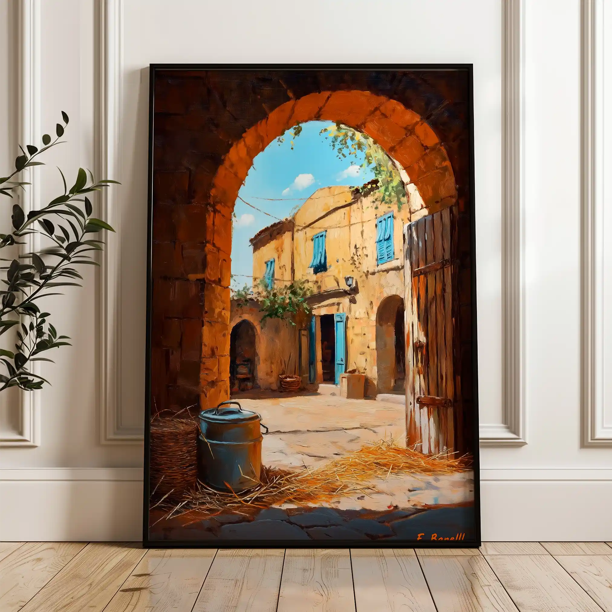 Landscape 459 Canvas Art 90 x 60 cm / Stretched on hidden frame