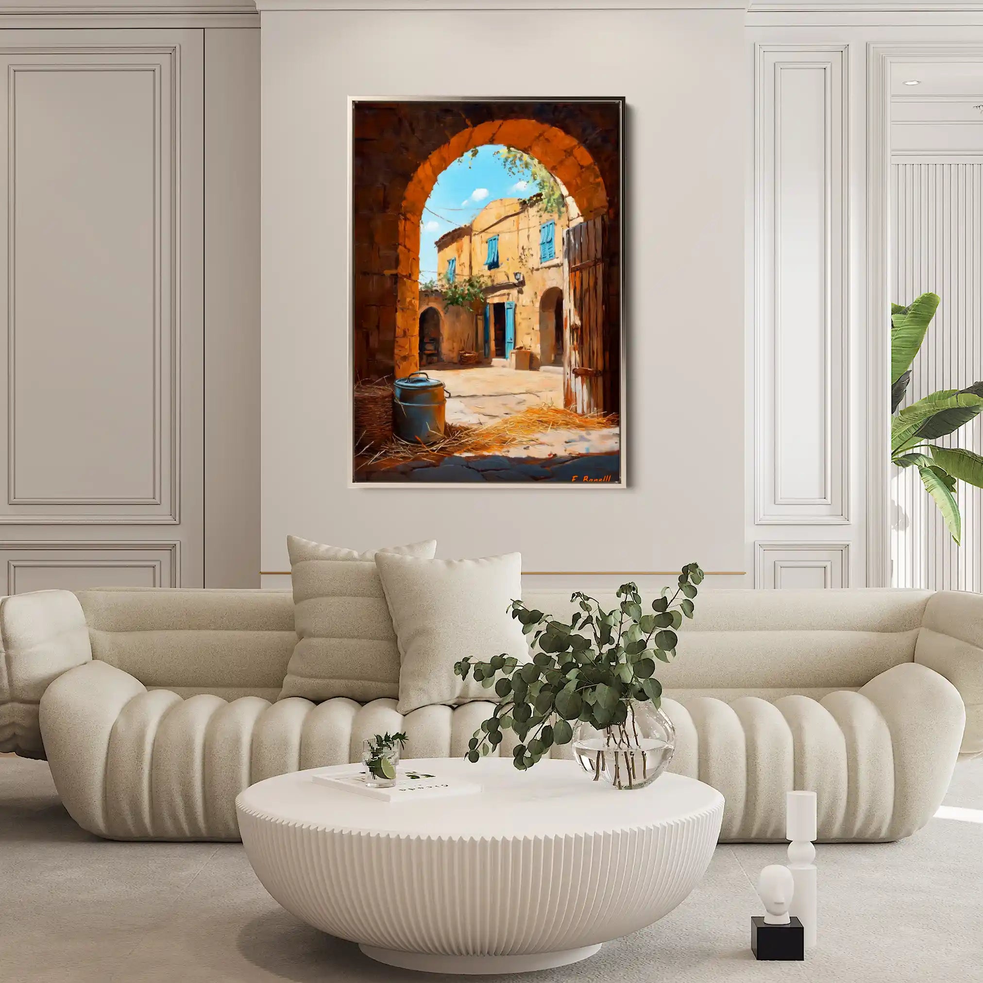 Landscape 459 Canvas Art 90 x 60 cm / Stretched on hidden frame