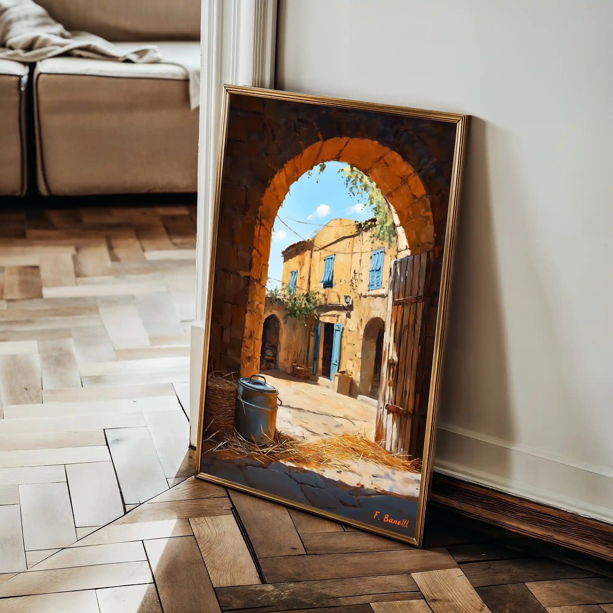 Landscape 459 Canvas Art 90 x 60 cm / Stretched on hidden frame