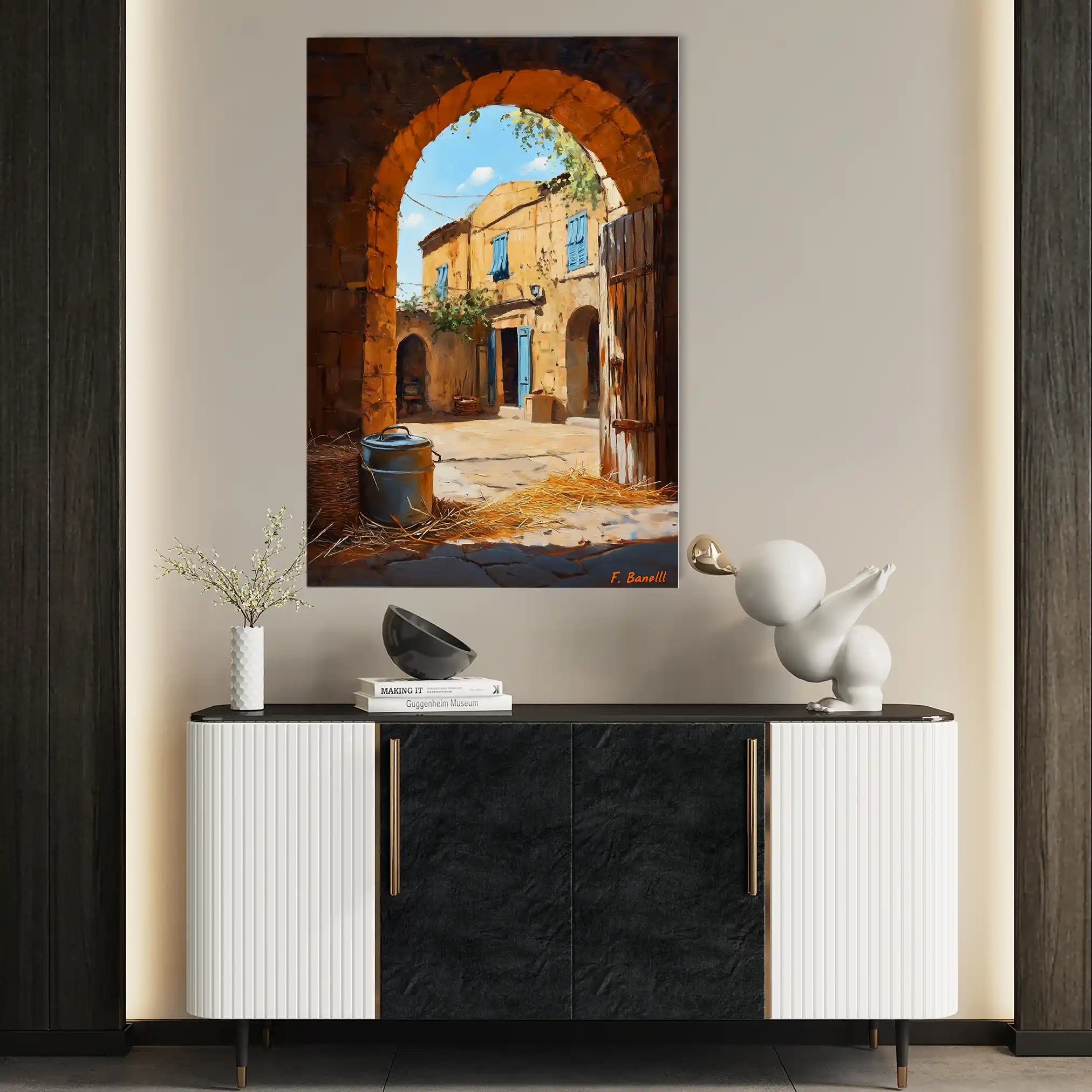 Landscape 459 Canvas Art 90 x 60 cm / Stretched on hidden frame