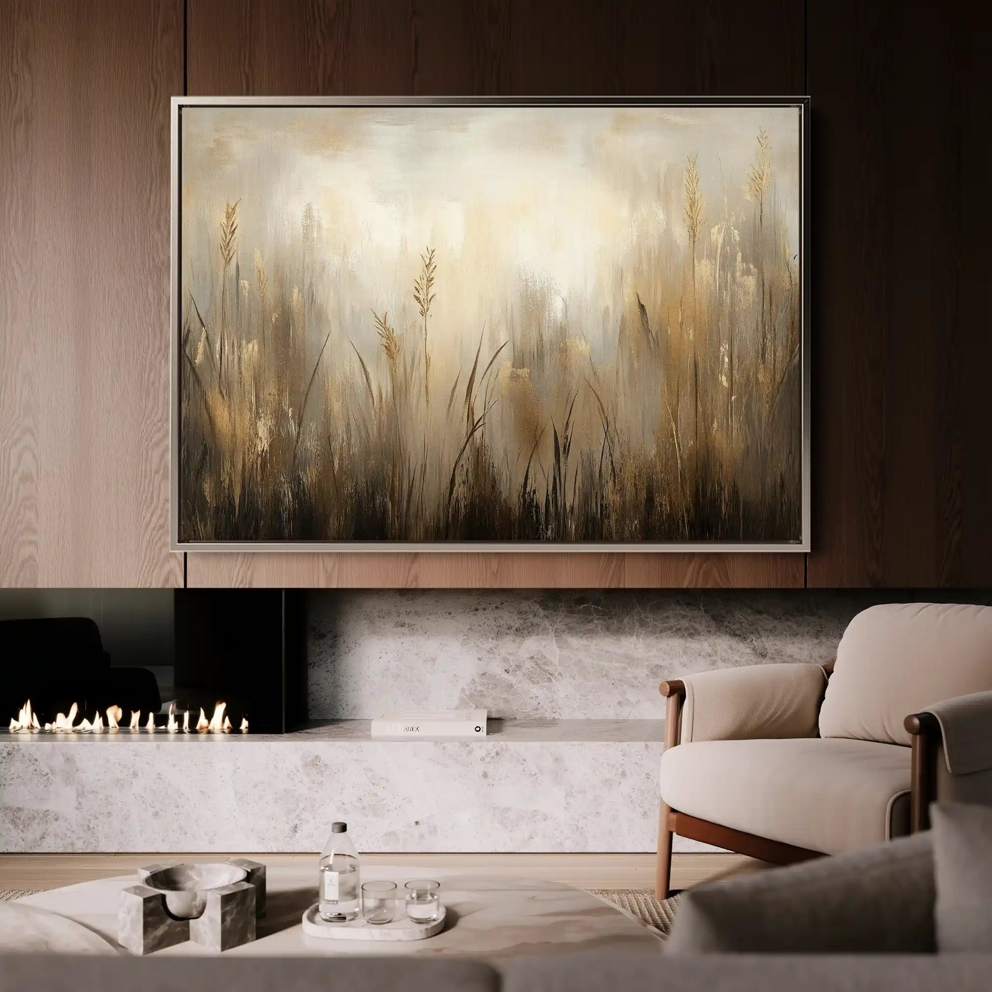 Abstract 460 Canvas Art 60 x 40 cm / Stretched on hidden frame