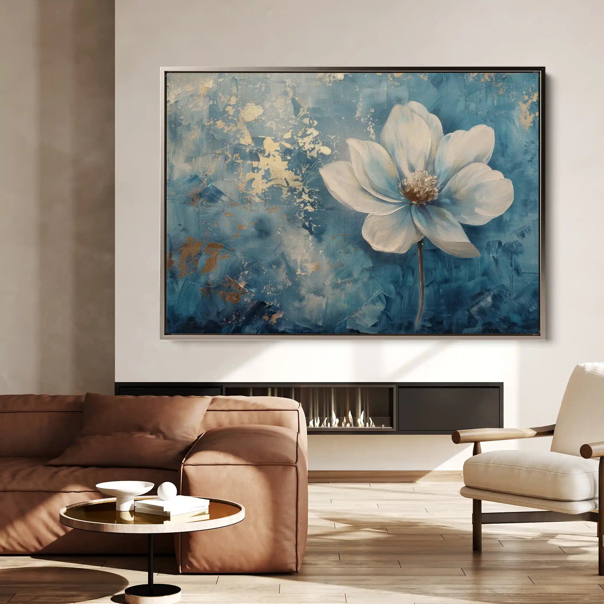 Floral Canvas Wall Art WAD460-F 90 x 60 cm / Stretched on hidden frame