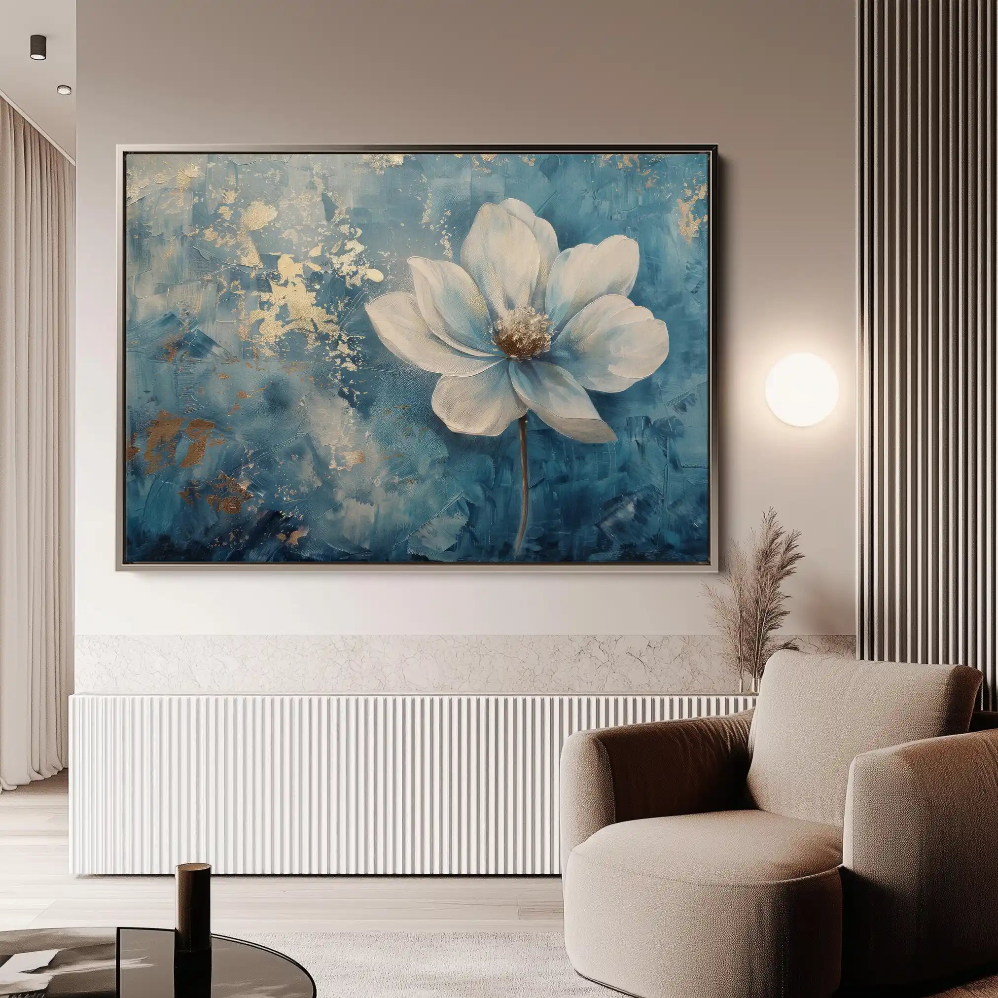 Floral Canvas Wall Art WAD460-F 90 x 60 cm / Stretched on hidden frame