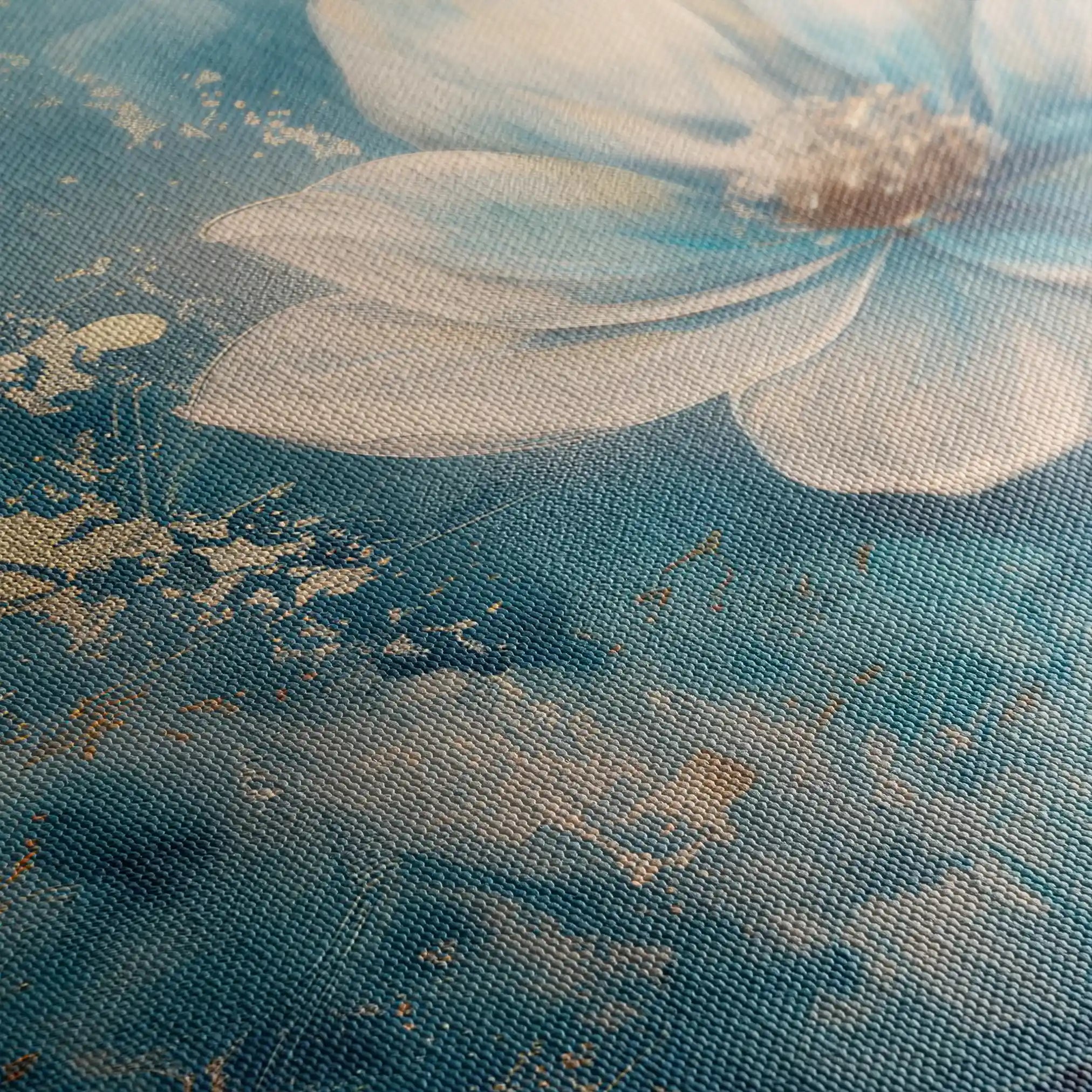 Floral Canvas Wall Art WAD460-F 90 x 60 cm / Stretched on hidden frame