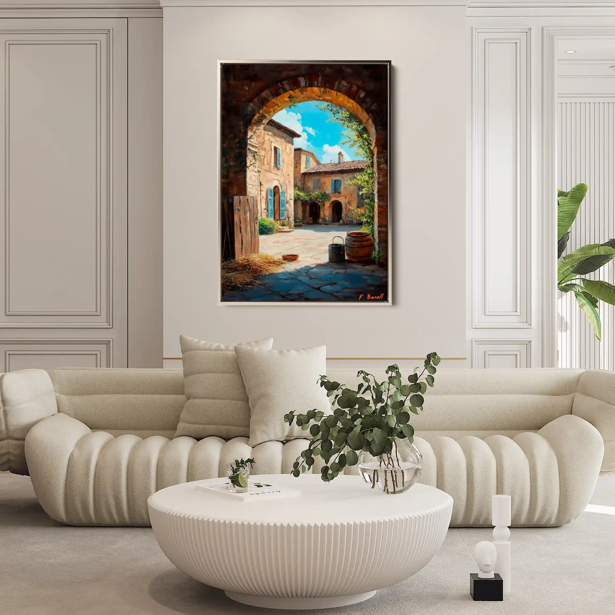Landscape 460 Canvas Art 90 x 60 cm / Stretched on hidden frame