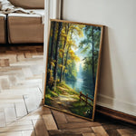 Landscape 461 Canvas Art 90 x 60 cm / Stretched on hidden frame
