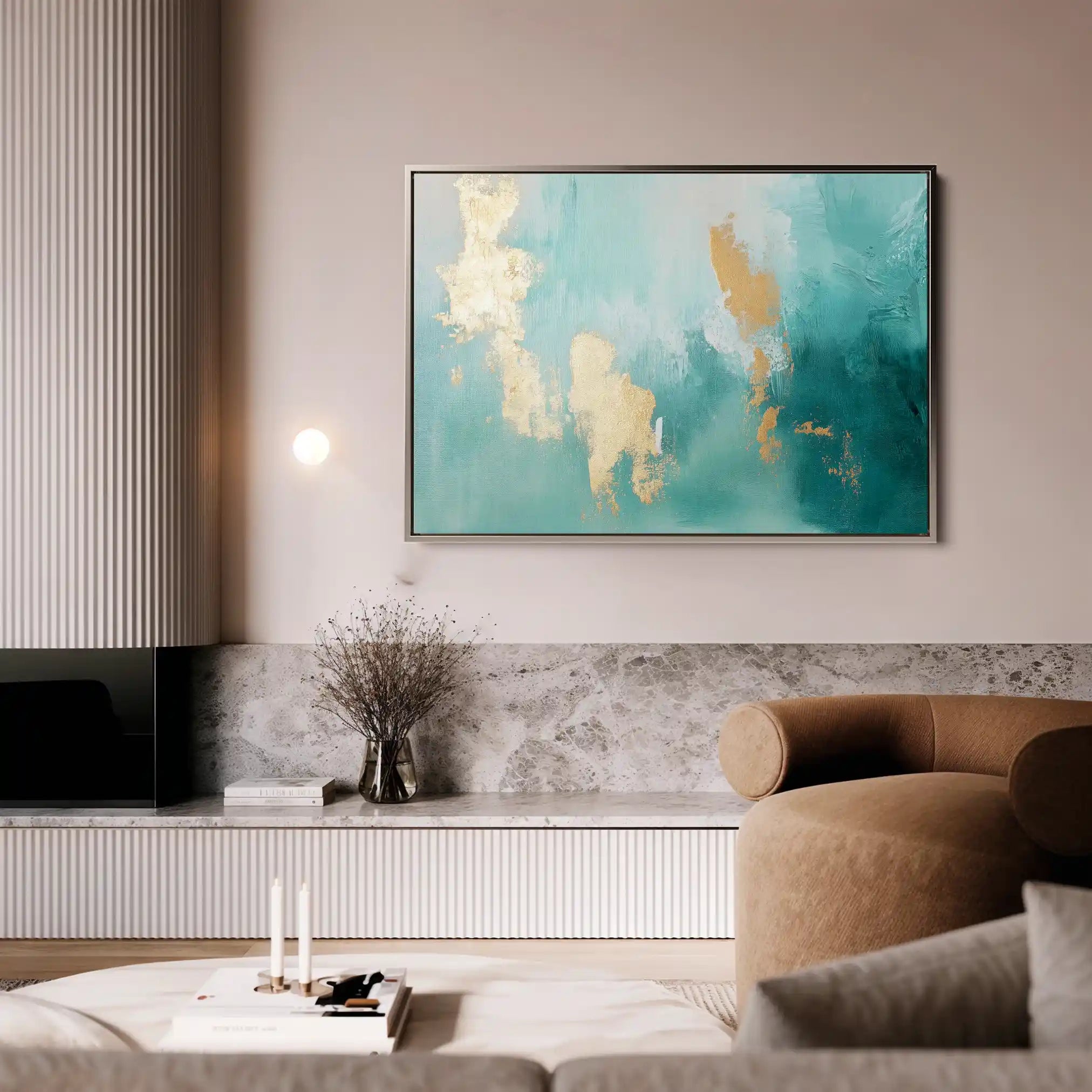 Abstract 462 Canvas Art 60 x 40 cm / Stretched on hidden frame