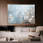 Floral Canvas Wall Art WAD462-F 90 x 60 cm / Stretched on hidden frame