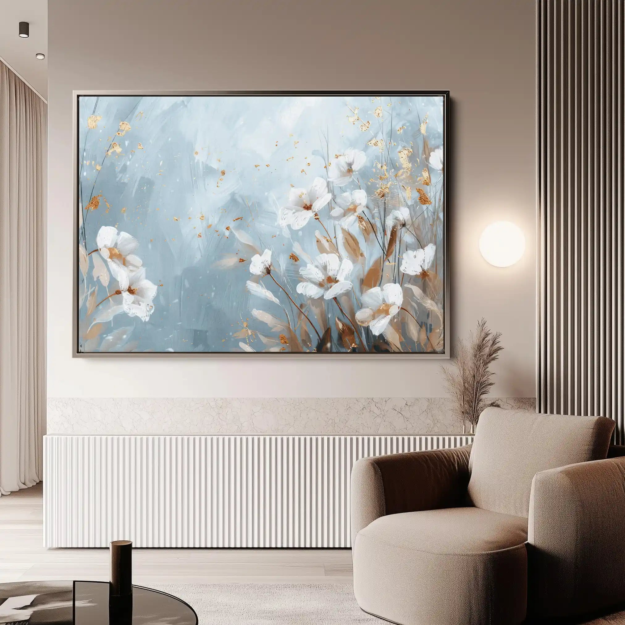 Floral Canvas Wall Art WAD462-F 90 x 60 cm / Stretched on hidden frame