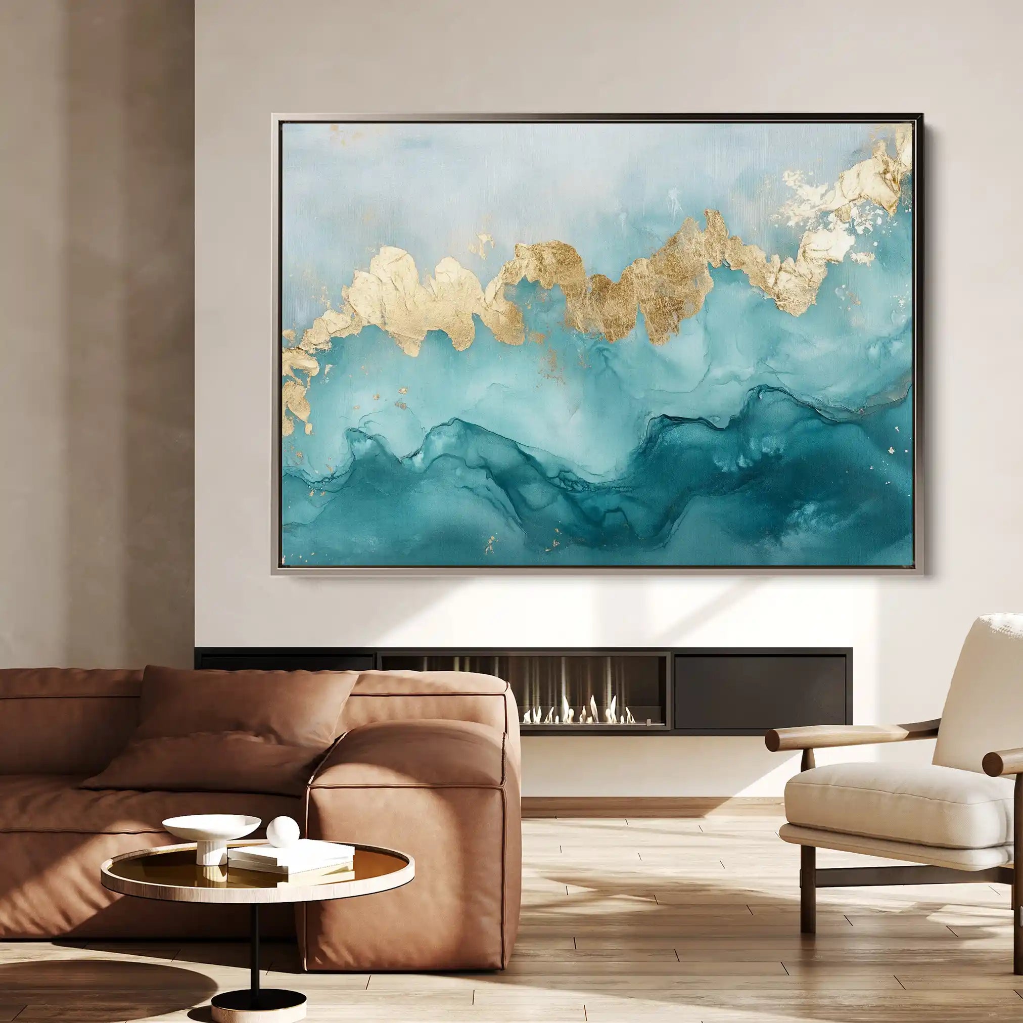 Abstract 463 Canvas Art 60 x 40 cm / Stretched on hidden frame
