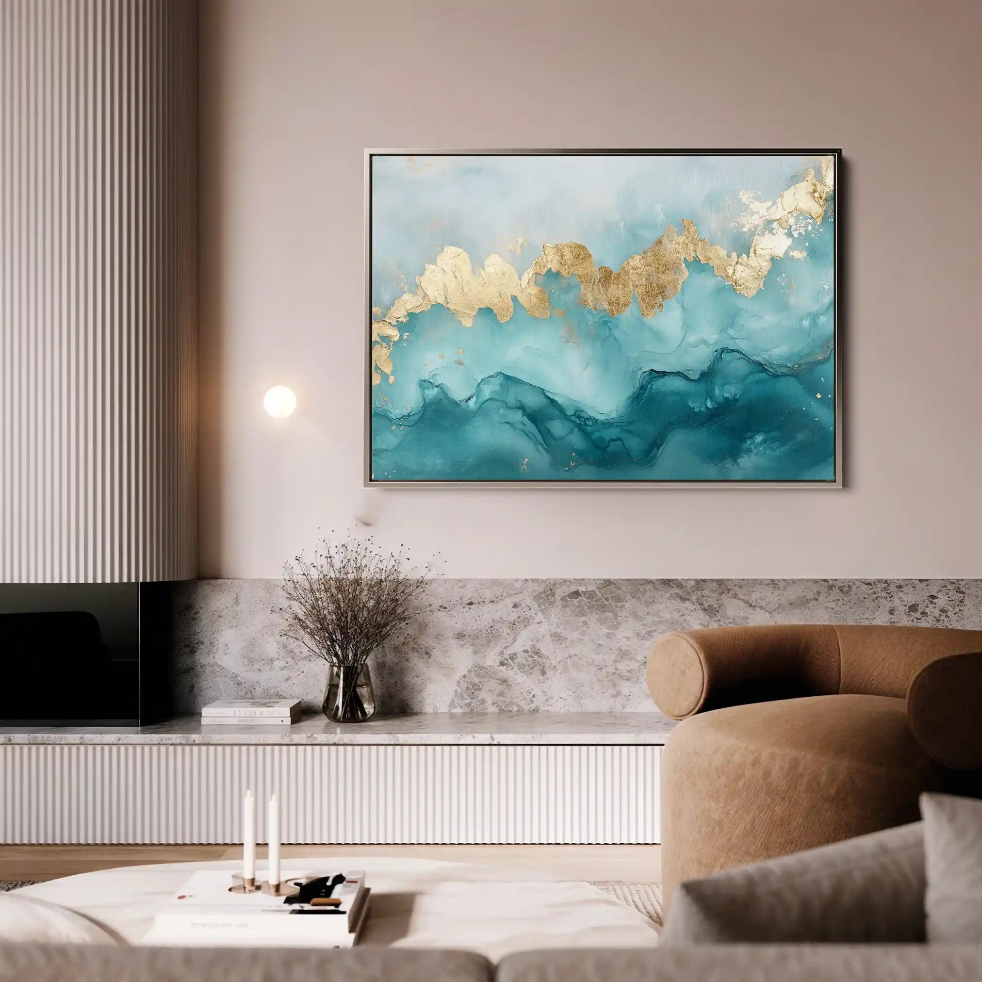 Abstract 463 Canvas Art 60 x 40 cm / Stretched on hidden frame