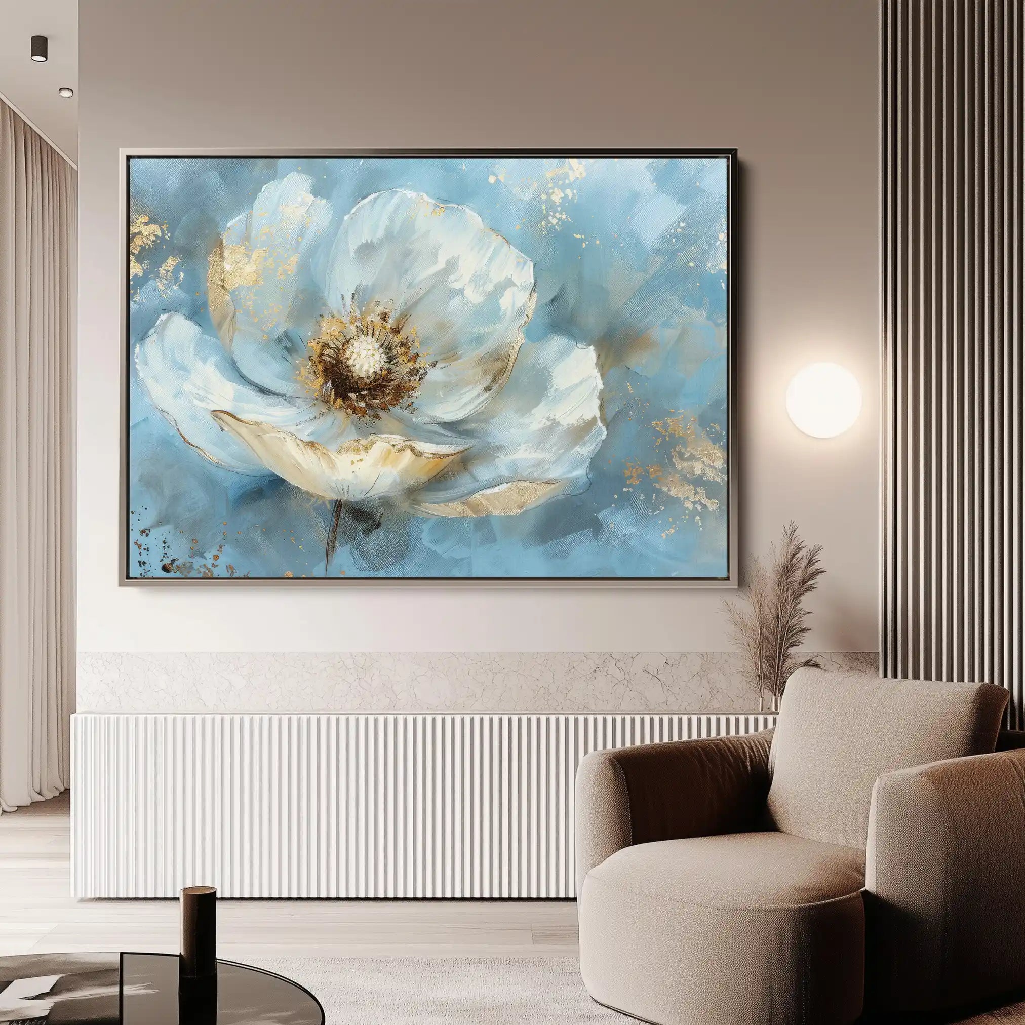 Floral Canvas Wall Art WAD463-F 90 x 60 cm / Stretched on hidden frame