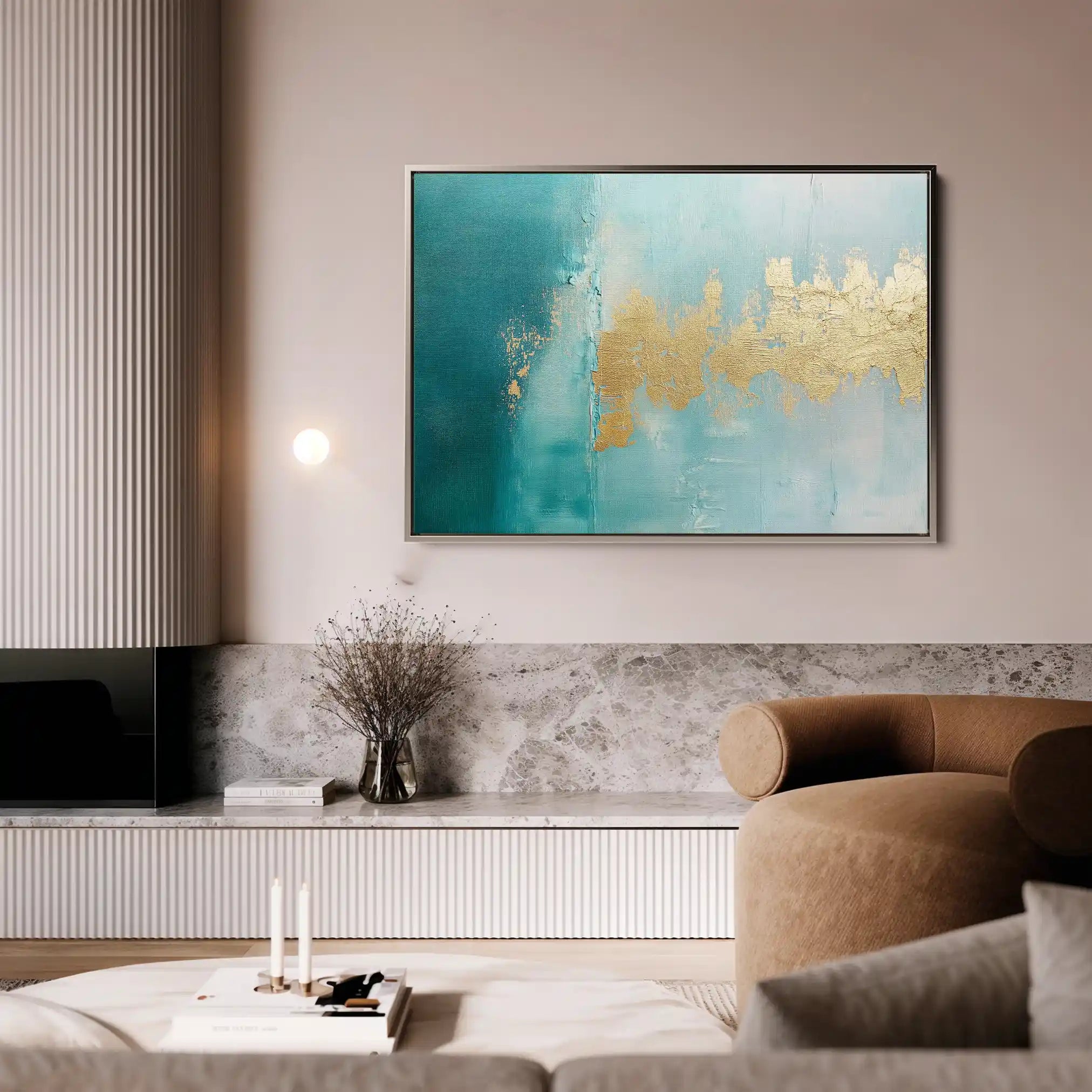 Abstract 464 Canvas Art 60 x 40 cm / Stretched on hidden frame