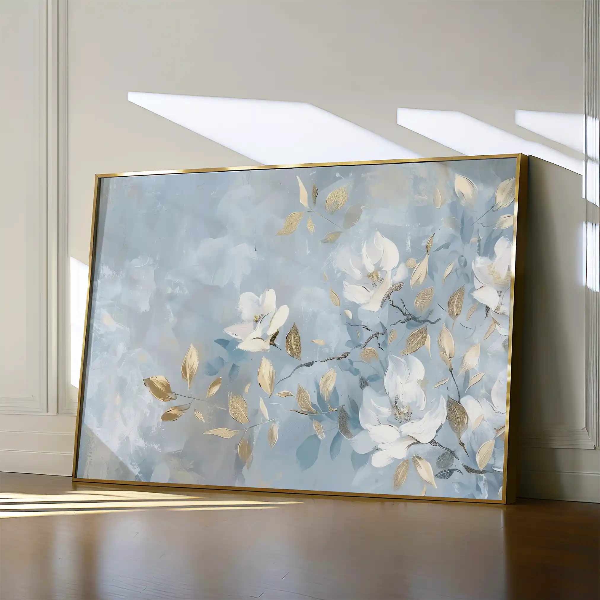 Floral Canvas Wall Art WAD464-F 90 x 60 cm / Stretched on hidden frame