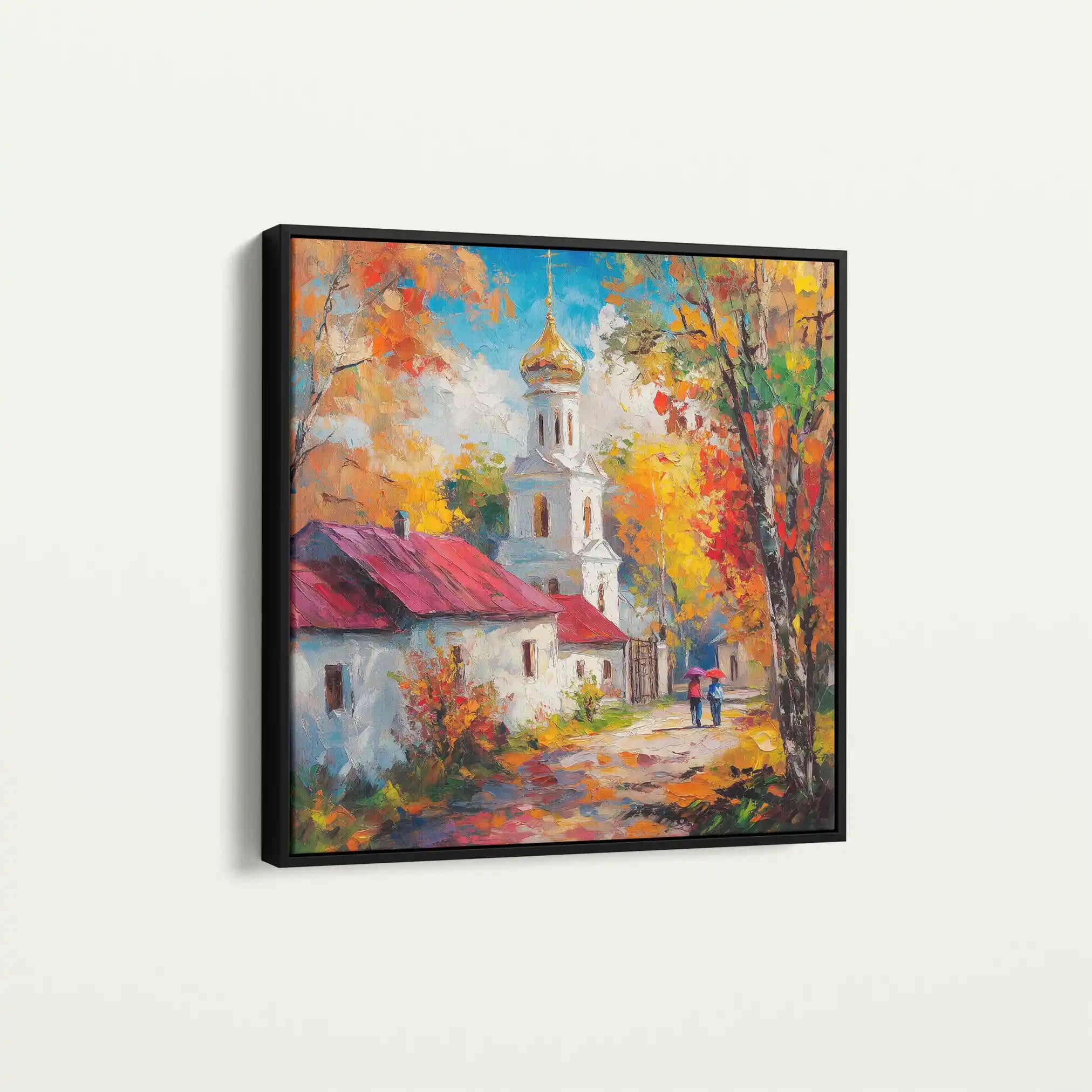 Landscape 464 Canvas Art 80 x 80 cm / Stretched on hidden frame