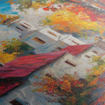 Landscape 464 Canvas Art 80 x 80 cm / Stretched on hidden frame