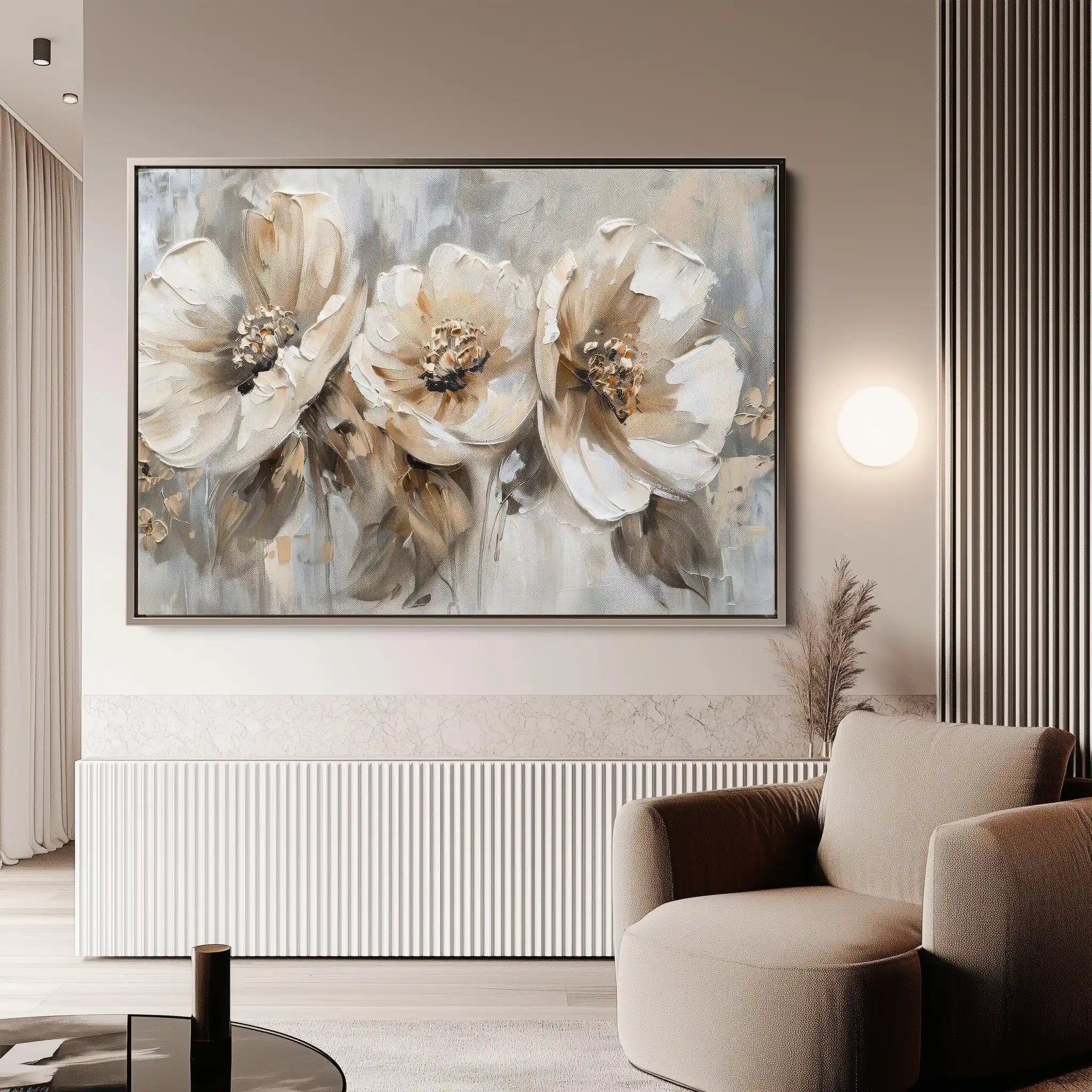 Floral Canvas Wall Art WAD467-F 90 x 60 cm / Stretched on hidden frame