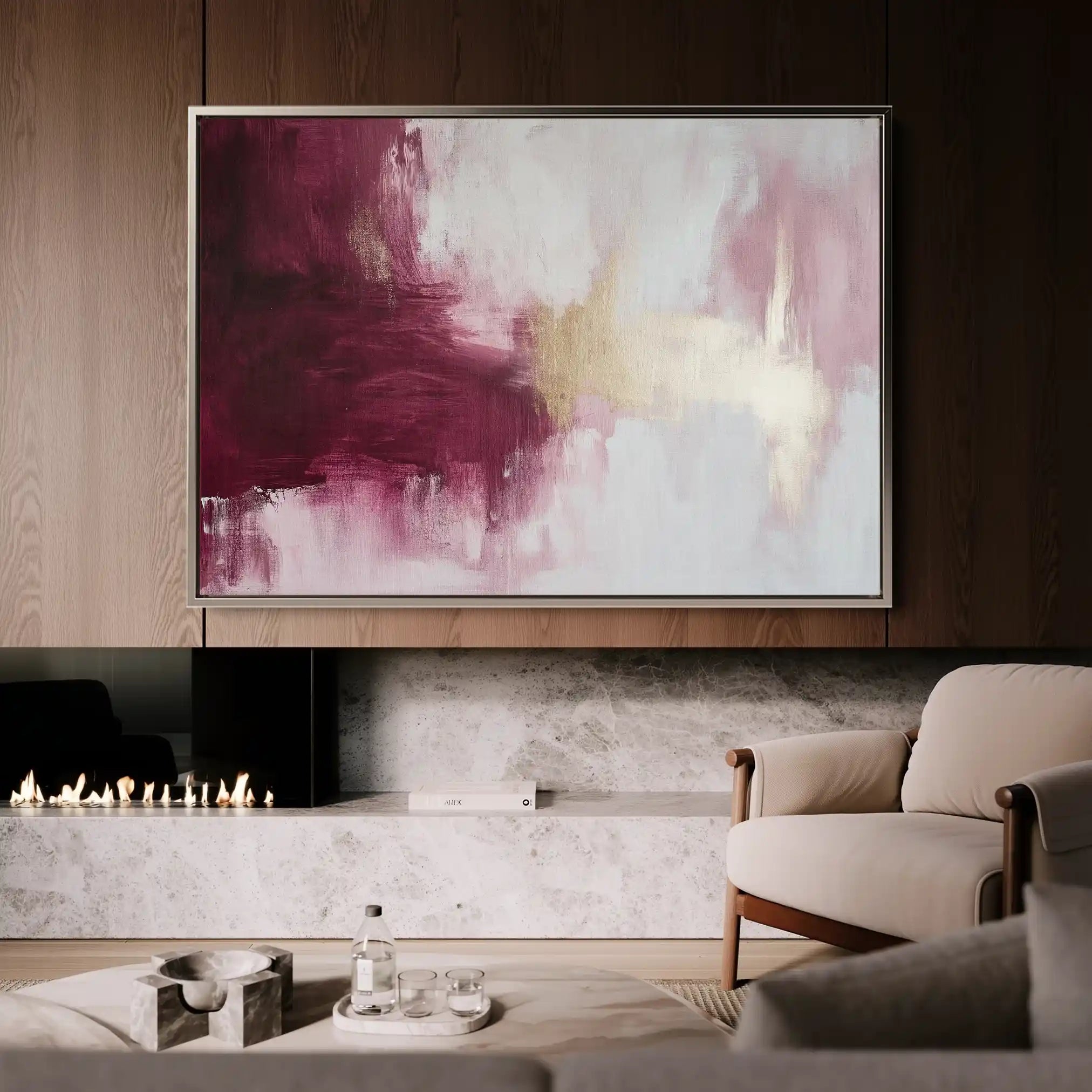 Abstract 468 Canvas Art 60 x 40 cm / Stretched on hidden frame