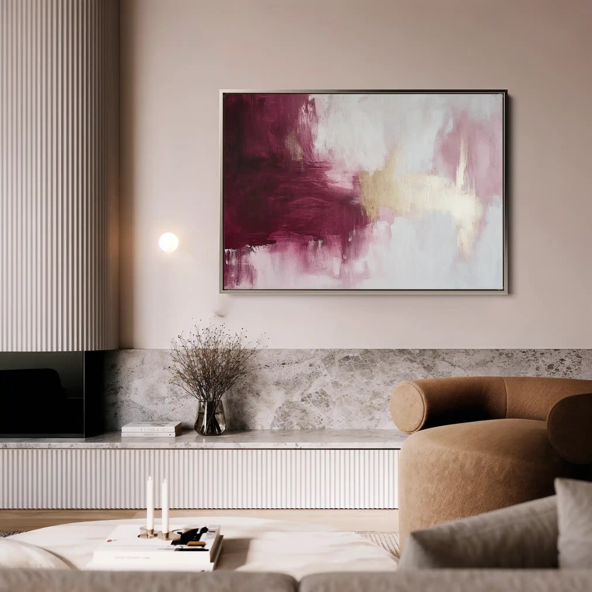 Abstract 468 Canvas Art 60 x 40 cm / Stretched on hidden frame