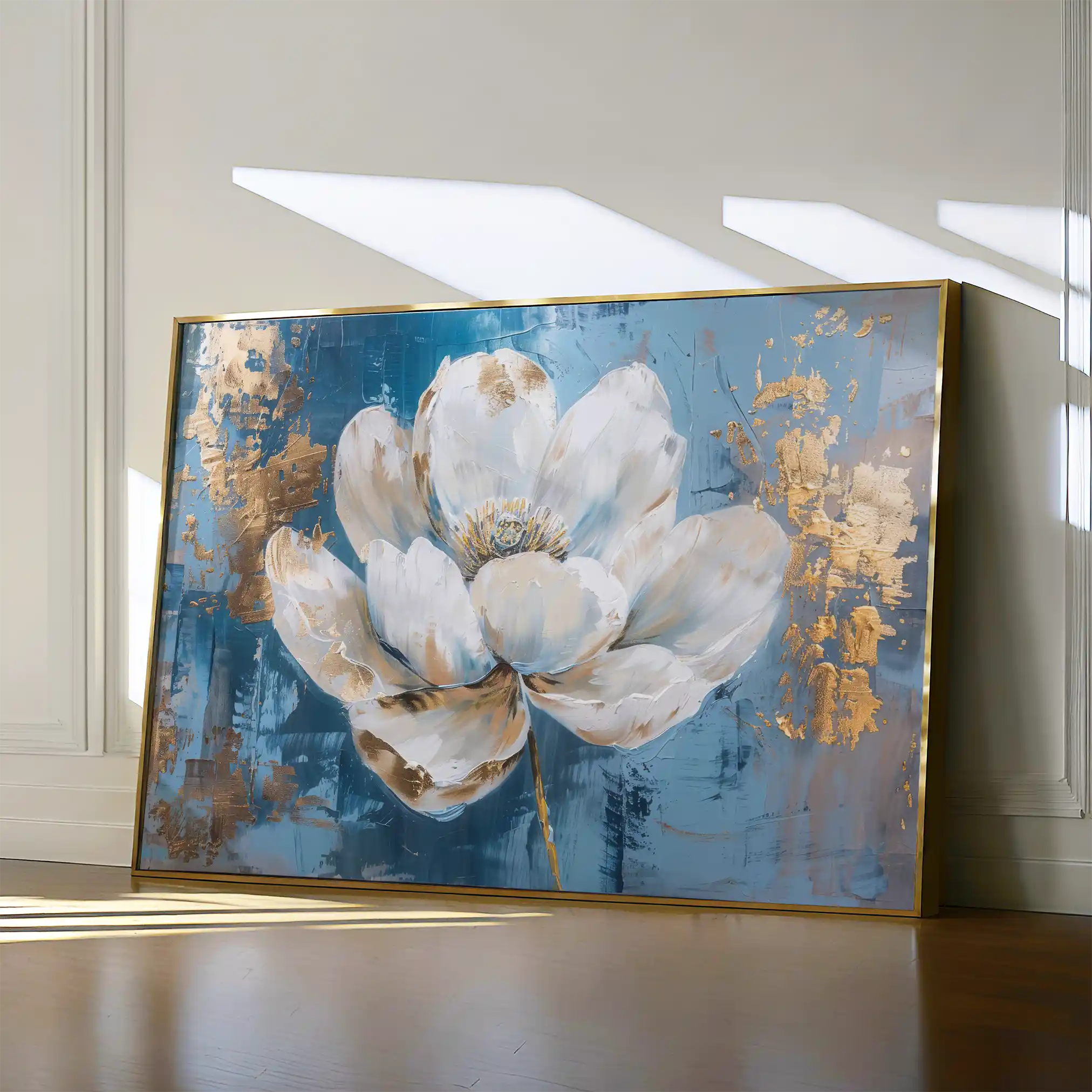 Floral Canvas Wall Art WAD468-F 90 x 60 cm / Stretched on hidden frame