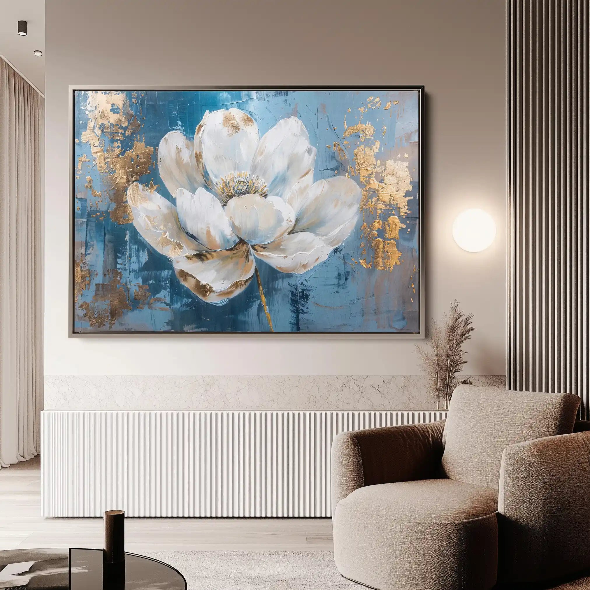 Floral Canvas Wall Art WAD468-F 90 x 60 cm / Stretched on hidden frame