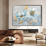 Floral Canvas Wall Art WAD469-F 90 x 60 cm / Stretched on hidden frame