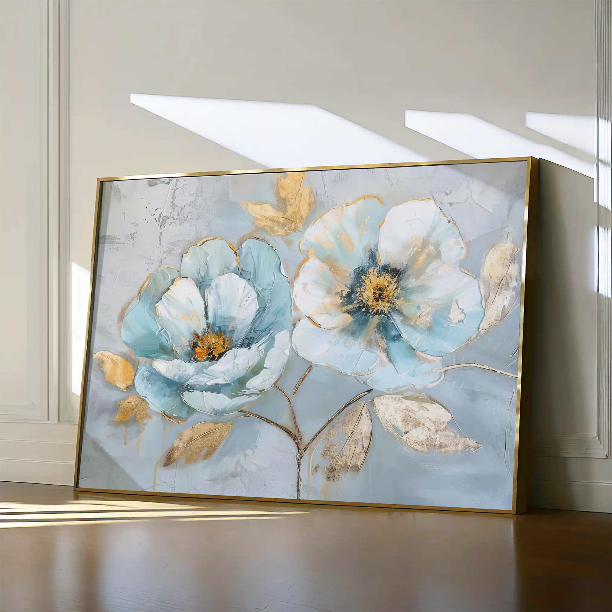 Floral Canvas Wall Art WAD469-F 90 x 60 cm / Stretched on hidden frame