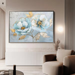 Floral Canvas Wall Art WAD469-F 90 x 60 cm / Stretched on hidden frame