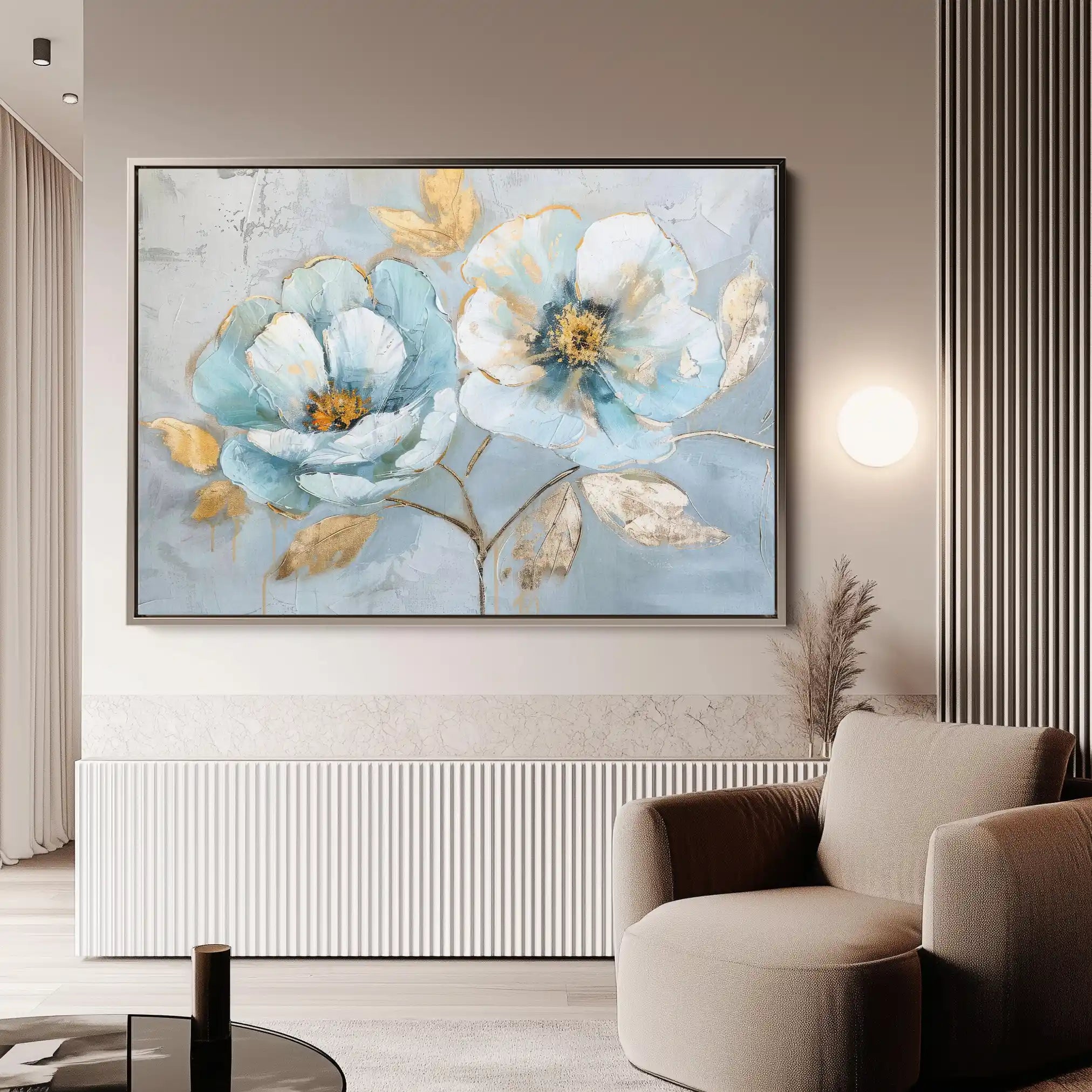 Floral Canvas Wall Art WAD469-F 90 x 60 cm / Stretched on hidden frame