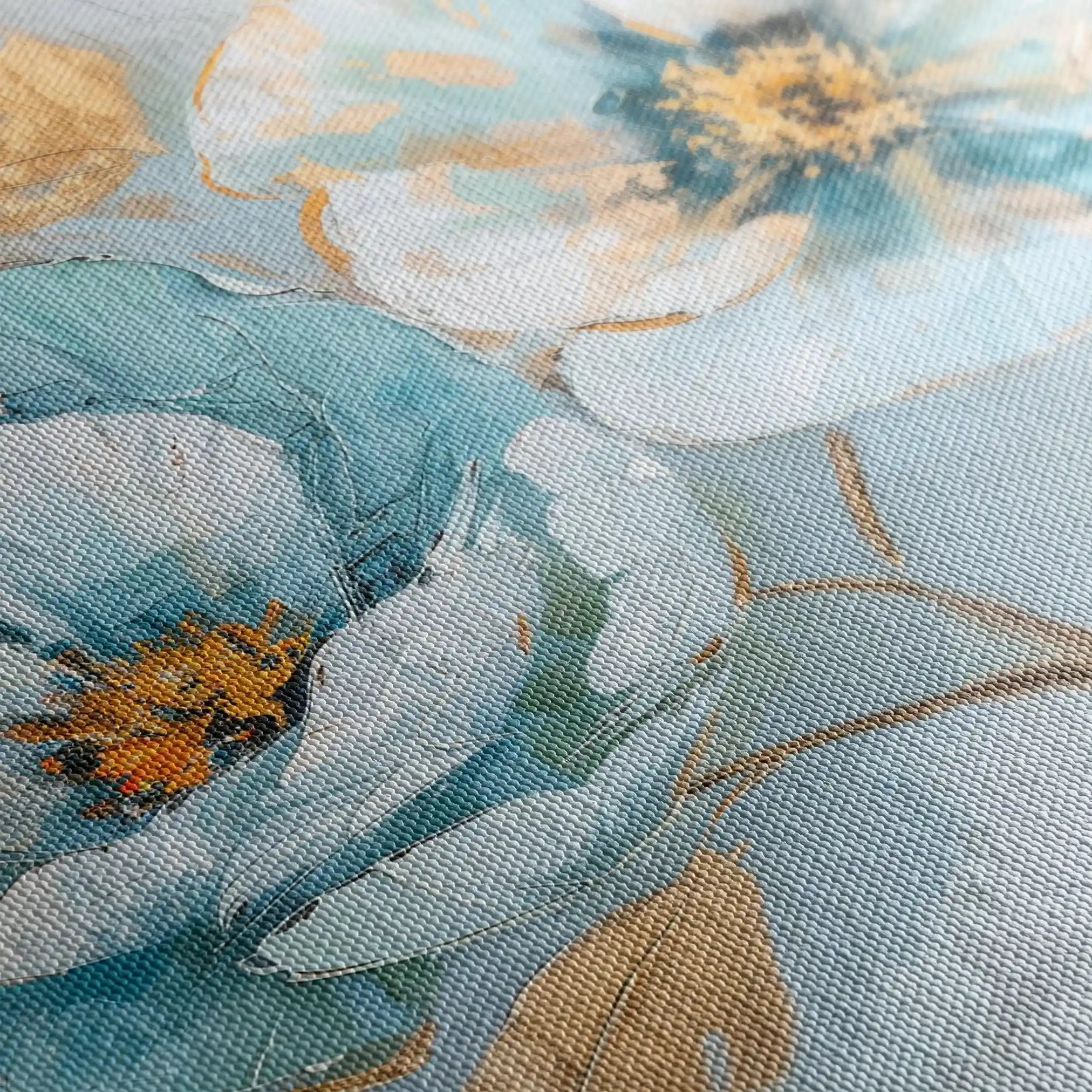 Floral Canvas Wall Art WAD469-F 90 x 60 cm / Stretched on hidden frame