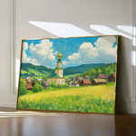 Landscape 469 Canvas Art 90 x 60 cm / Stretched on hidden frame