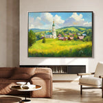 Landscape 470 Canvas Art 90 x 60 cm / Stretched on hidden frame
