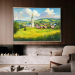 Landscape 470 Canvas Art 90 x 60 cm / Stretched on hidden frame
