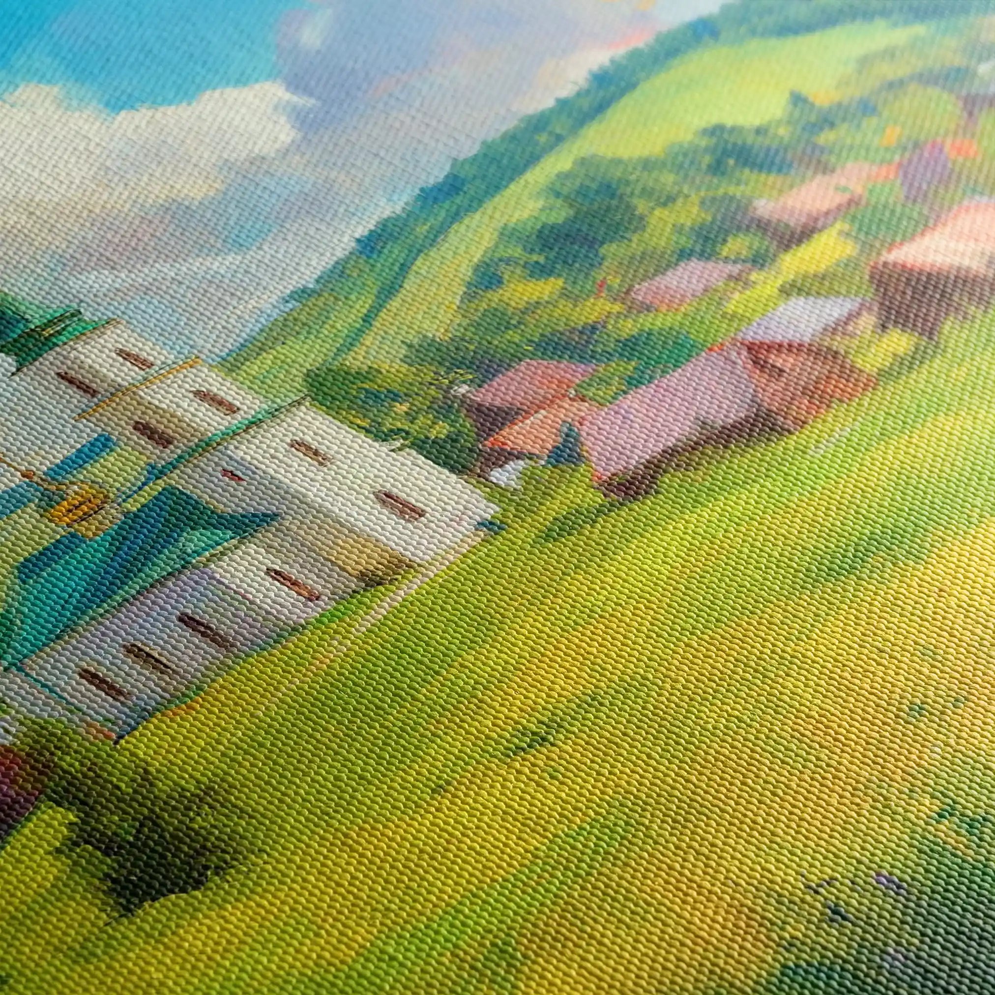 Landscape 470 Canvas Art 90 x 60 cm / Stretched on hidden frame