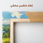 Landscape 470 Canvas Art 90 x 60 cm / Stretched on hidden frame