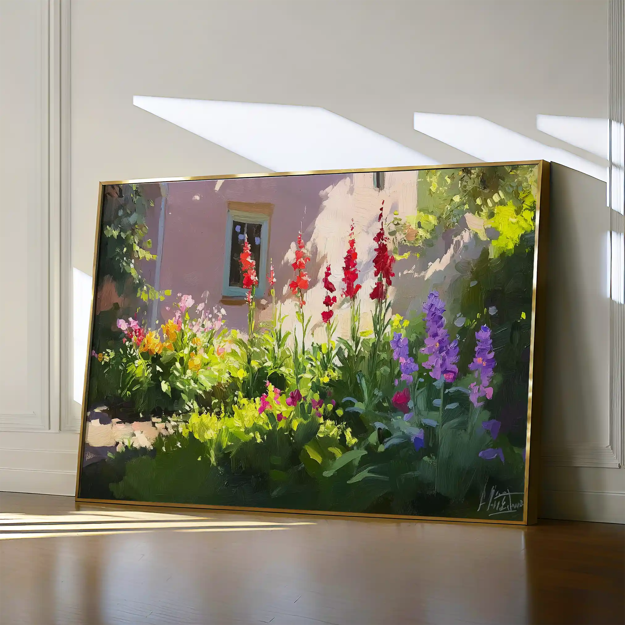 Landscape 471 Canvas Art 90 x 60 cm / Stretched on hidden frame