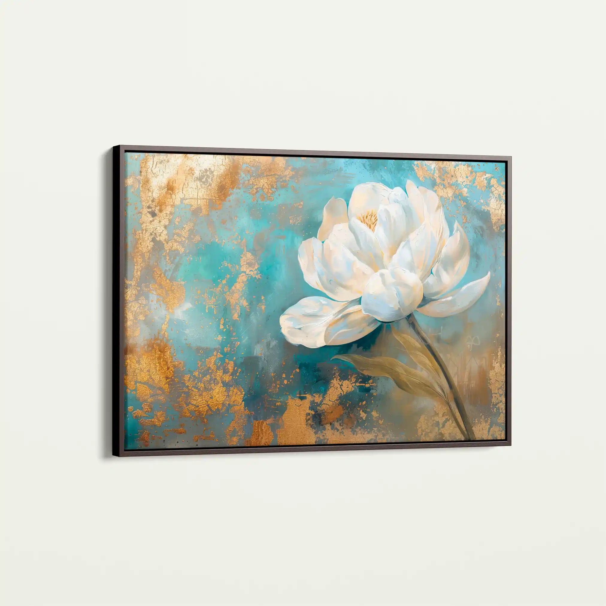 Floral Canvas Wall Art WAD473-F 90 x 60 cm / Stretched on hidden frame