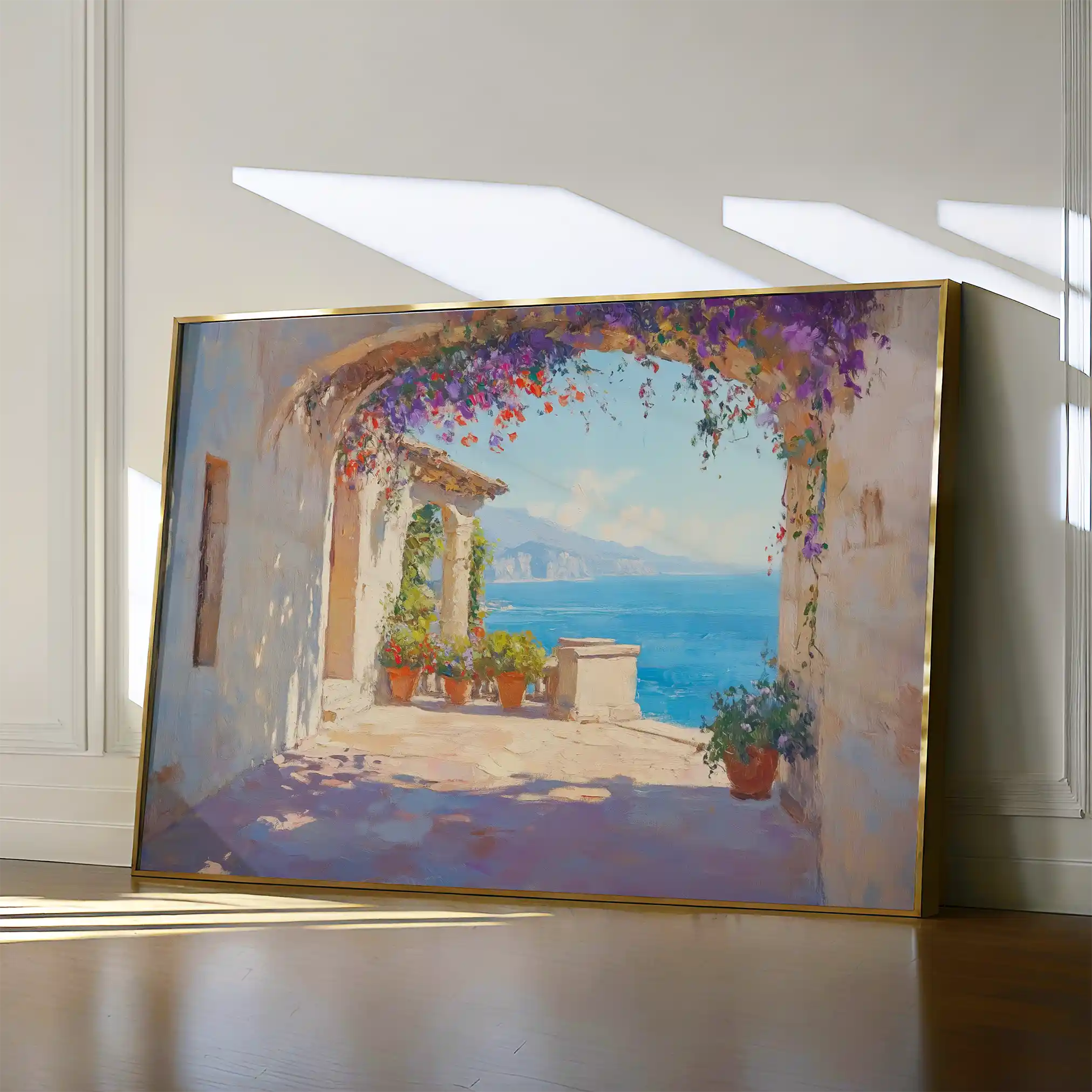 Landscape 473 Canvas Art 90 x 60 cm / Stretched on hidden frame