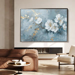 Floral Canvas Wall Art WAD475-F 90 x 60 cm / Stretched on hidden frame