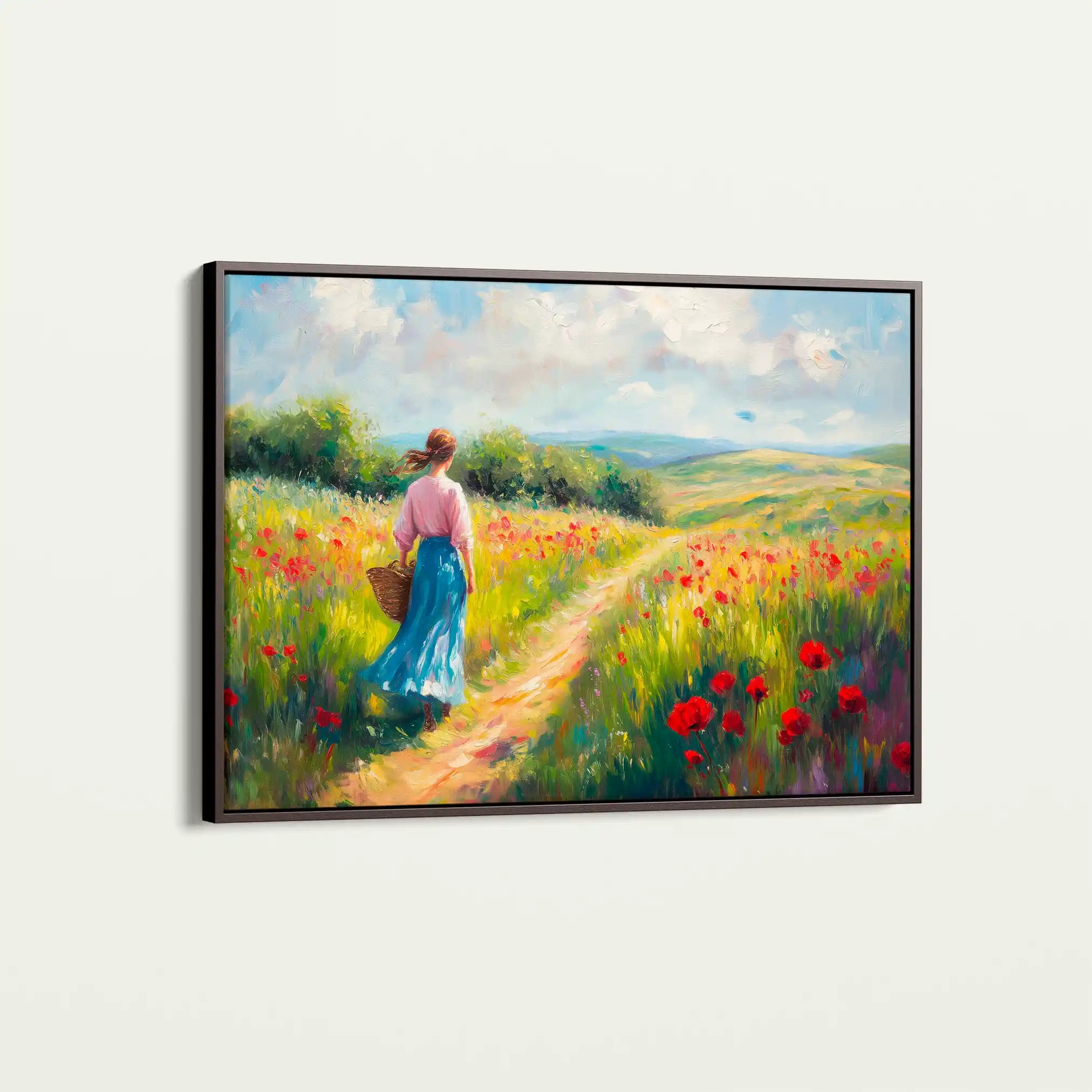 Landscape 475 Canvas Art 90 x 60 cm / Stretched on hidden frame