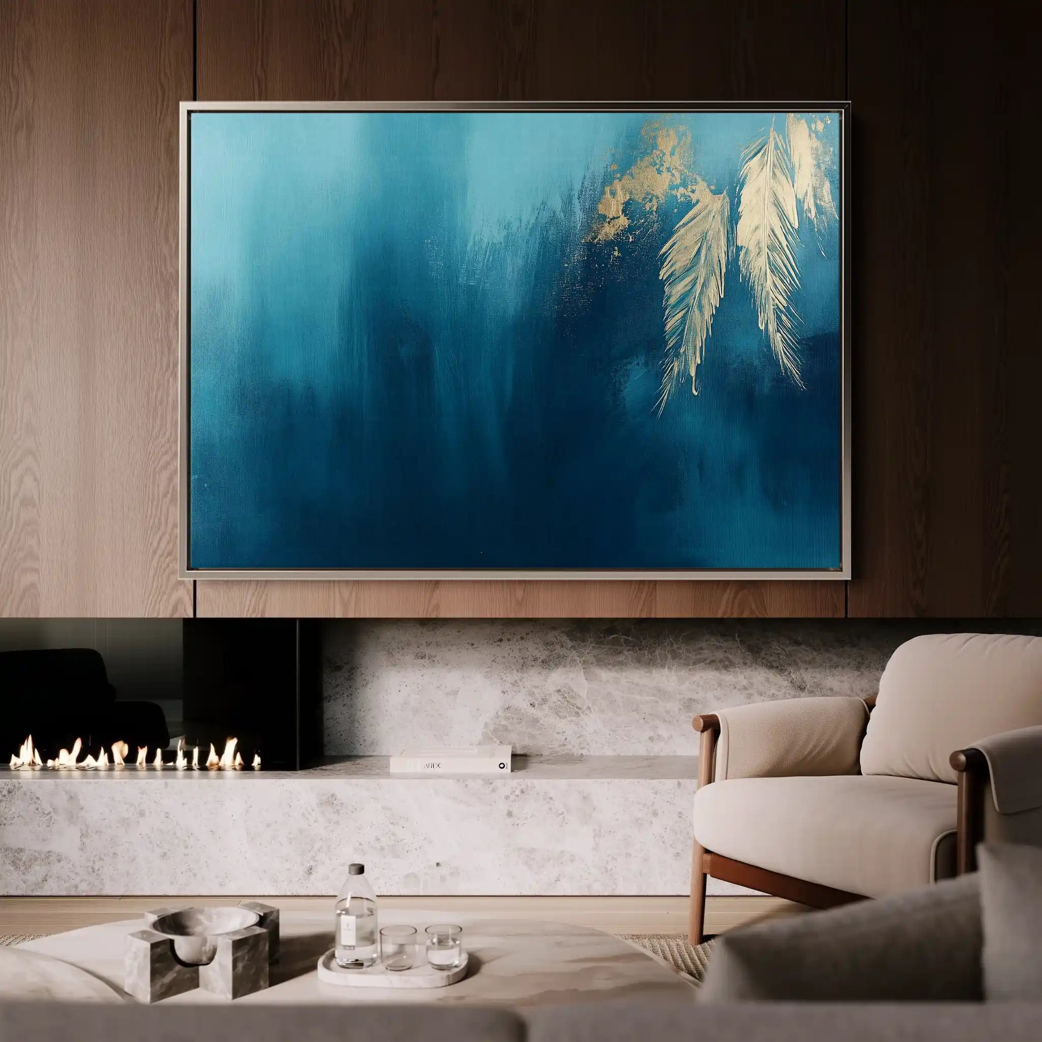 Abstract 476 Canvas Art 60 x 40 cm / Stretched on hidden frame