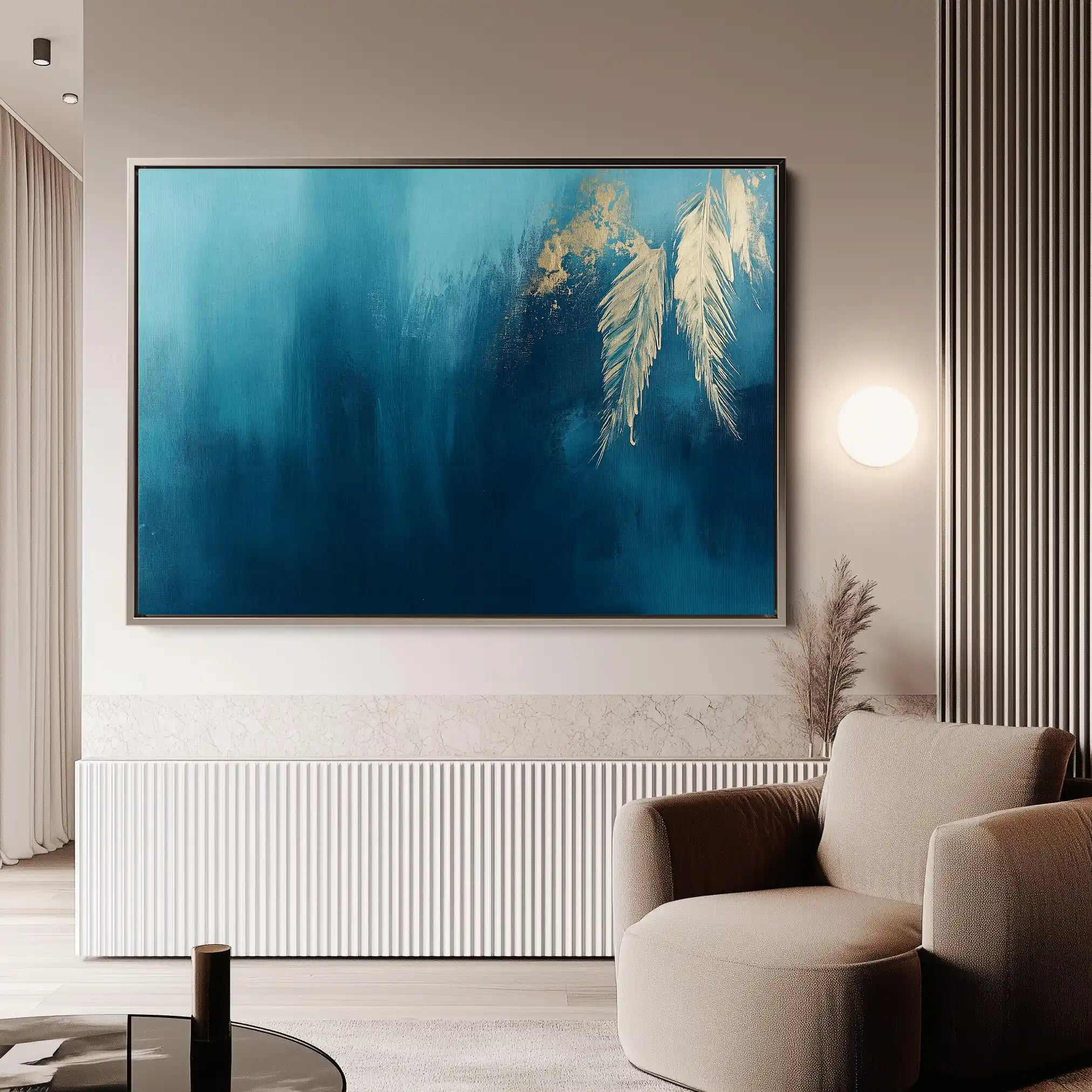 Abstract 476 Canvas Art 60 x 40 cm / Stretched on hidden frame