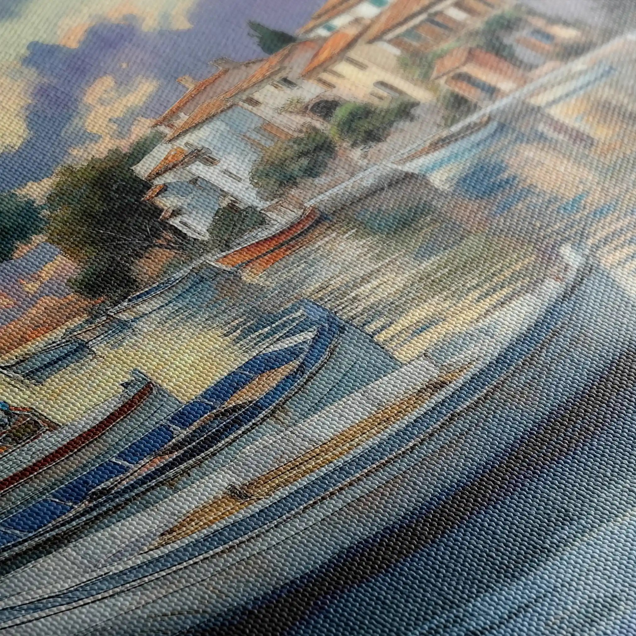 Landscape 477 Canvas Art 90 x 60 cm / Stretched on hidden frame