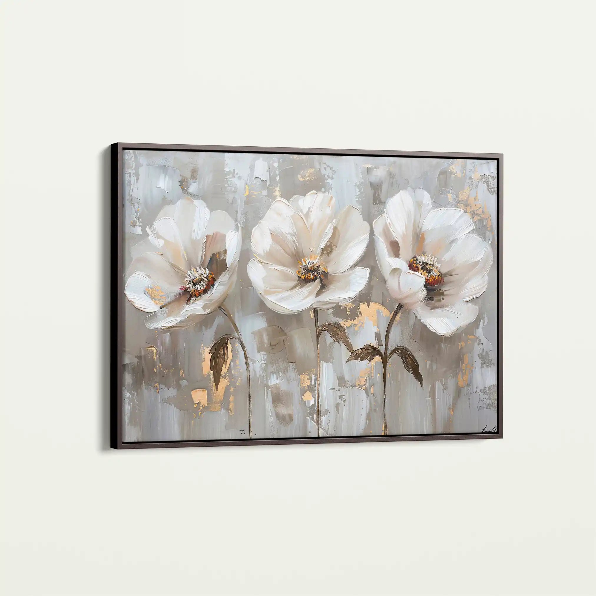 Floral Canvas Wall Art WAD478-F 90 x 60 cm / Stretched on hidden frame