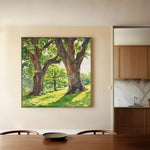 Landscape 478 Canvas Art 80 x 80 cm / Stretched on hidden frame