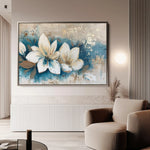 Floral Canvas Wall Art WAD479-F 90 x 60 cm / Stretched on hidden frame