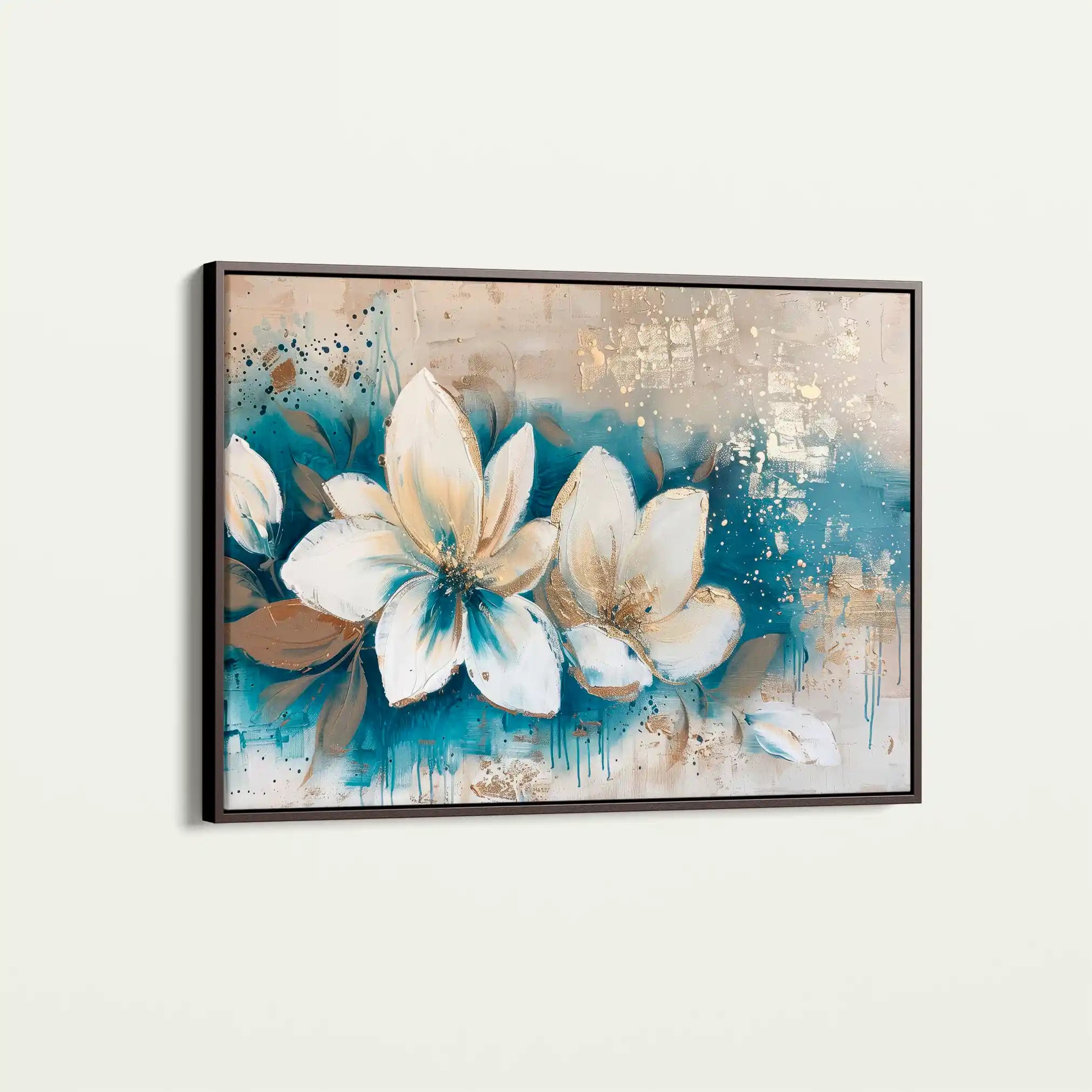 Floral Canvas Wall Art WAD479-F 90 x 60 cm / Stretched on hidden frame