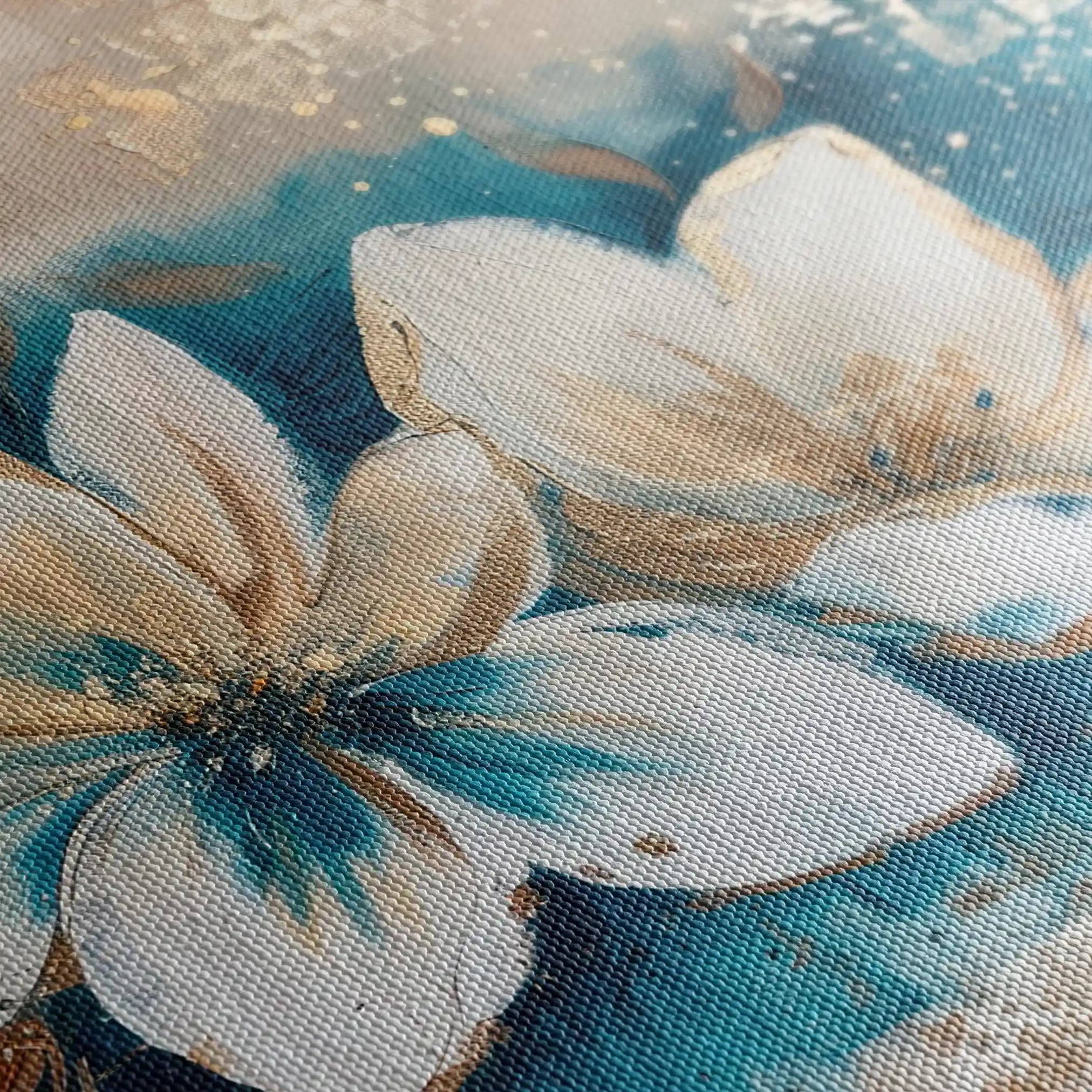 Floral Canvas Wall Art WAD479-F 90 x 60 cm / Stretched on hidden frame