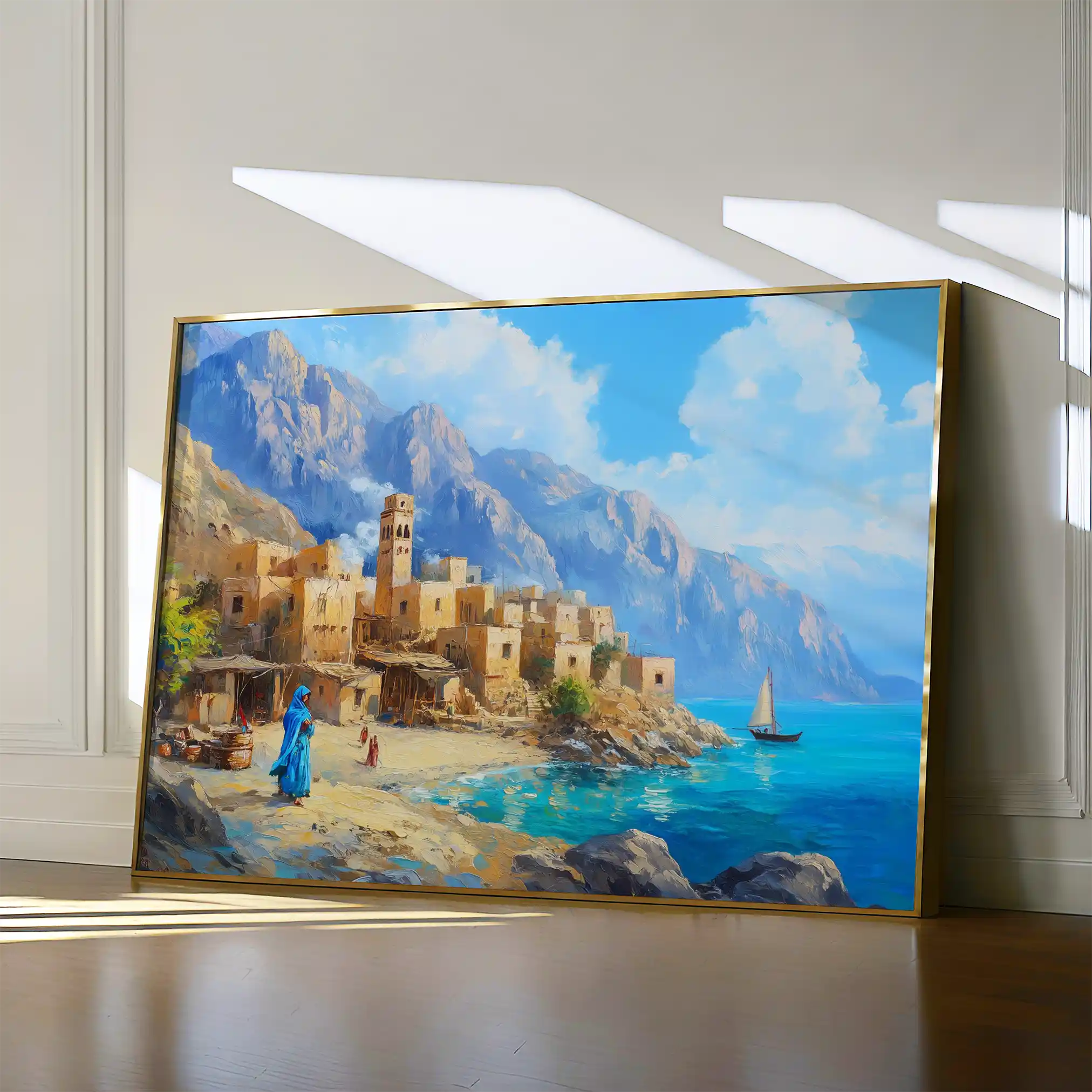 Landscape 479 Canvas Art 90 x 60 cm / Stretched on hidden frame