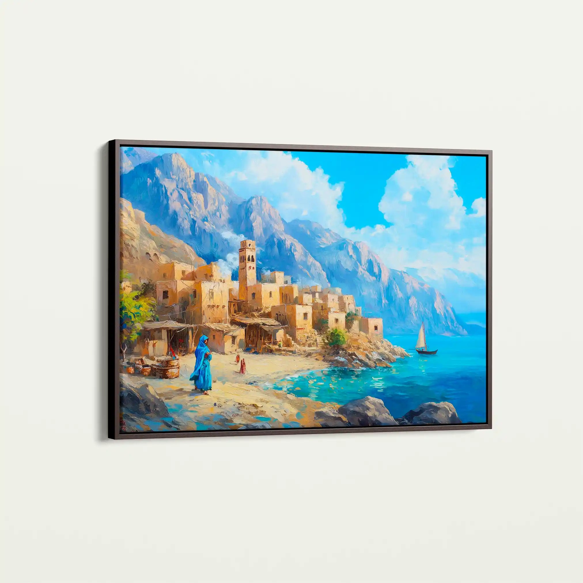 Landscape 479 Canvas Art 90 x 60 cm / Stretched on hidden frame